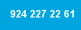 924 227 22 61 924 227 22 61